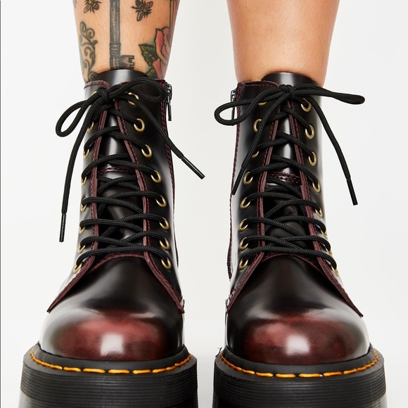 Dr marten Jason cherry size 7 NEW - Picture 2 of 5